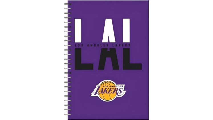 Σημειωματάριο Back Me Up Σπιράλ NBA - Los Angeles Lakers