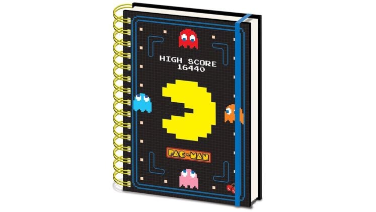 Σημειωματάριο Pyramid Α5 Ριγέ Σπιράλ  Pac-Man High Score Wiro