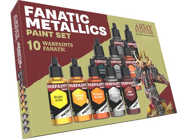 The Army Painter - Warpaints Fanatic: Metallics Paint Set (10 Χρώματα Μοντελισμού (18ml)