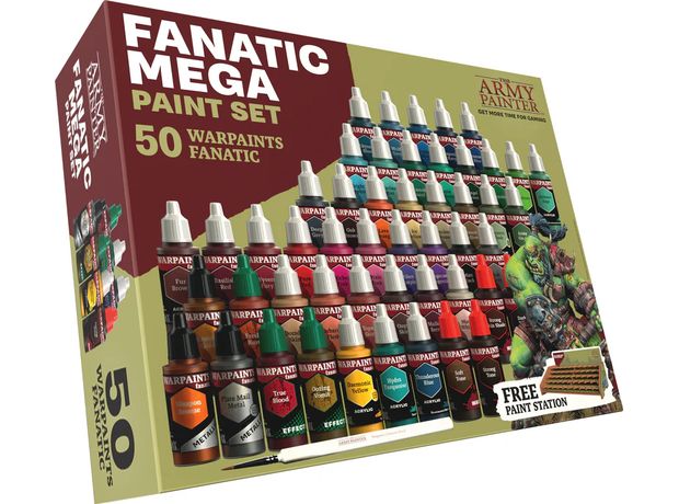 The Army Painter - Warpaints Fanatic: Mega Paint Set (50 Χρώματα Μοντελισμού (18ml)