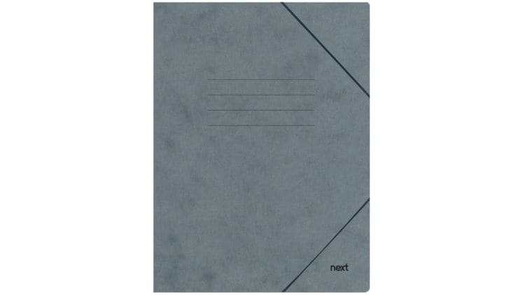 Φάκελος Νext  Με Λάστιχο Πρεσπάν Γκρι 35x25εκ.