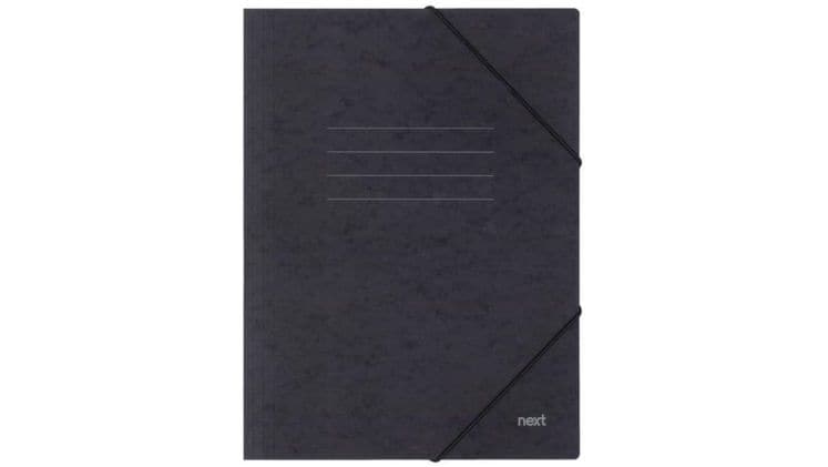 Φάκελος Νext  Με Λάστιχο Πρεσπάν Μαύρο 35x25εκ.