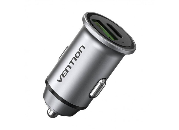 Φορτιστής Αυτοκινήτου Vention FFBH0 18/20W - Gray