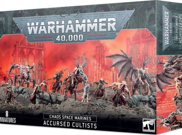 Chaos Space Marine: Accursed Cultists Warhammer 40k GAMES WORKSHOP