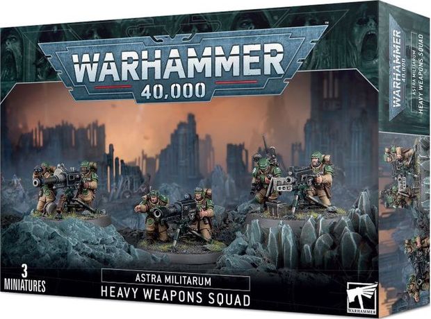 A/militarum: Cadian Heavy Weapons Squad Warhammer 40k GAMES WORKSHOP