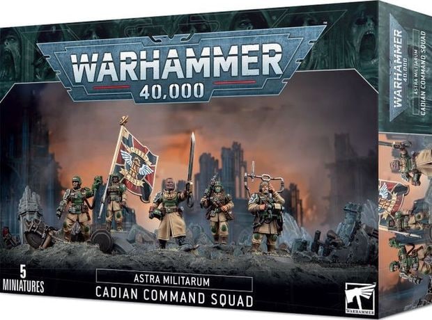 Astra Militarum: Cadian Command Squad Warhammer 40k GAMES WORKSHOP