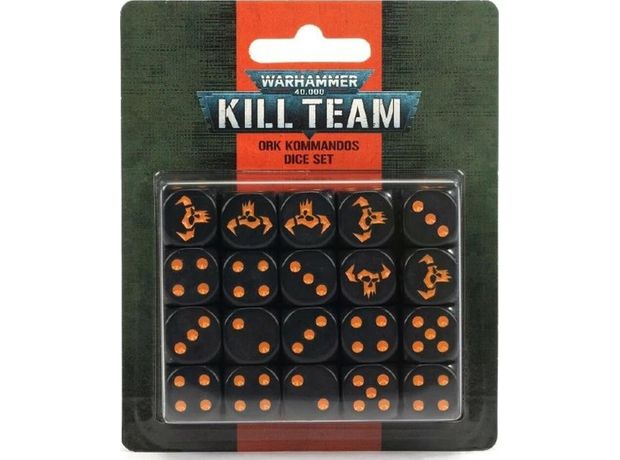 Kill Team: Ork Kommandos Dice Set Warhammer 40k GAMES WORKSHOP