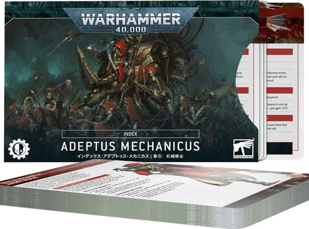 Index Cards: Adeptus Mechanicus Warhammer 40k GAMES WORKSHOP