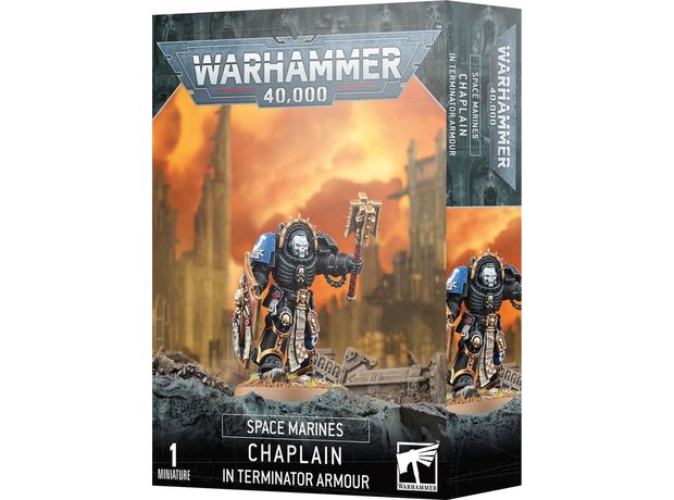 Space Marines: Chaplain In Terminator Armour Warhammer 40k GAMES WORKSHOP