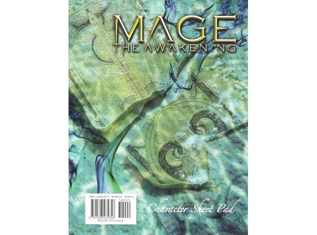 Mage The Awakening Char. Pad WHITE WOLF