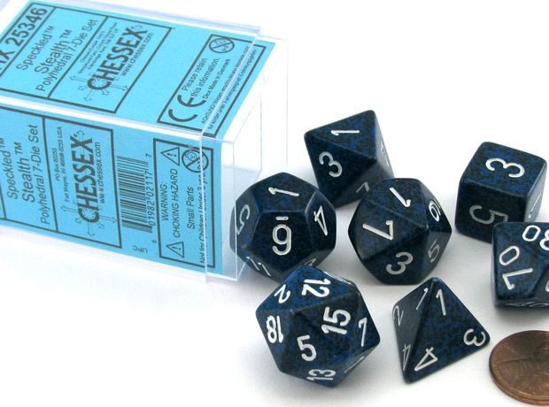 Chessex Speckled - Stealth CHESSEX