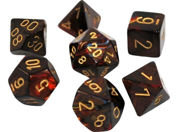 Chessex Scarab - Blue Blood/Gold CHESSEX