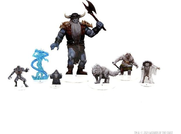 Dd5 Idols: Iwd 2d Frost Giant Dungeons & Dragons WIZKIDS