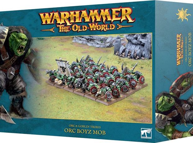 Orc And Goblin Tribes Orc Boyz And Orc Arrer Boyz Mobs Warhammer: The Old War GAMES WORKSHOP