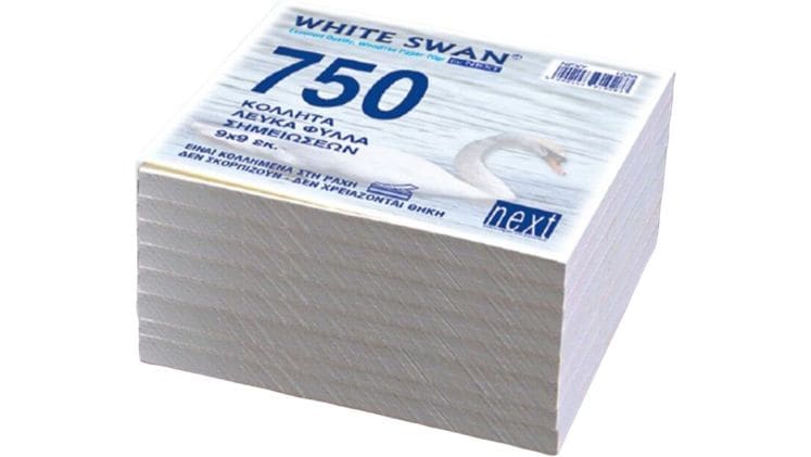 Ανταλλακτικά Φύλλα Κύβου Next  Λευκά  9x9cm (750 φύλλων - 1 Τεμάχιο)