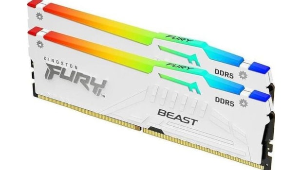 Μνήμη Ram Σταθερού DDR5 32GB Kingston Fury RGB - (2x16GB) - 5600MHz DIMM CL40