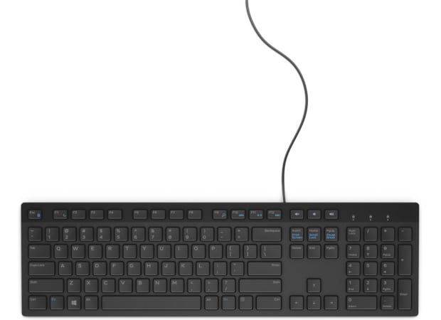 Dell KB216 Ενσύρματο Πληκτρολόγιο Black (US)