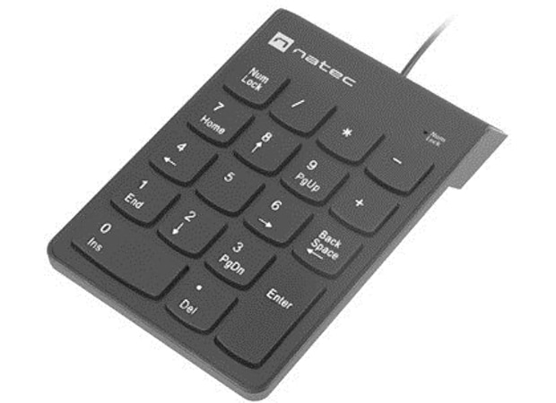Natec Goby 2 Ενσύρματο Numeric Πληκτρολόγιο Black