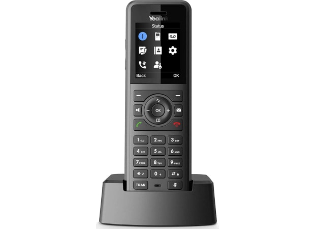 Ασύρματο Τηλέφωνο Dect IP Yealink W57R Handset - Black