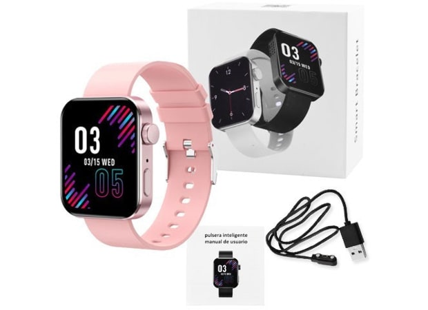 Smartwatch NΚ20  43mm - Ροζ