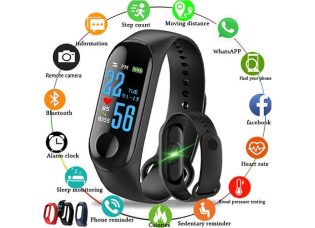 Activity Tracker M3 24mm - Μαύρο