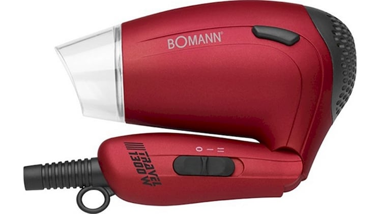Σεσουάρ Μαλλιών Bomann HTD 8005 CB - 1300 W Κόκκινο