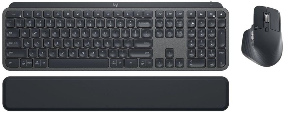 Logitech MX Keys Combo For Business Ασύρματο Σετ Πληκτρολόγιο & Ποντίκι -Γραφίτης (GE)