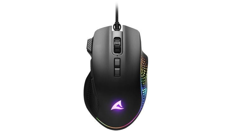 Gaming Ενσύρματο Ποντίκι Sharkoon Sharkforce 3 RGB 12800 DPI - Μαύρο