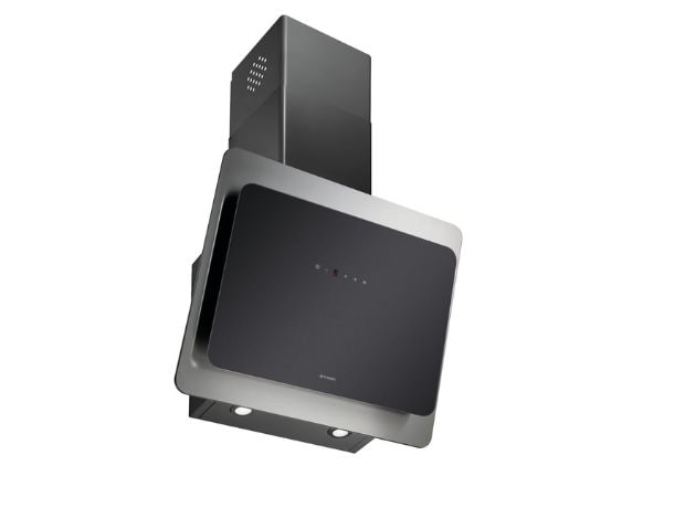 Απορροφητήρας Καμινάδα - Τζάκι PYRAMIS Vetrio 065039301 60 cm  - Inox/Μαύρο