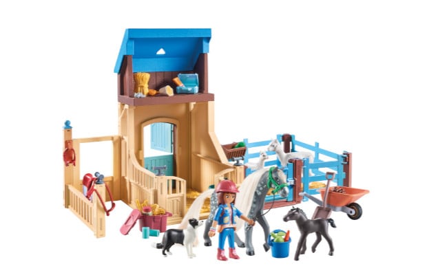 PLAYMOBIL® Horses of Waterfall Στάβλος αλόγων με την Αμέλια και τον Whisper (71353)