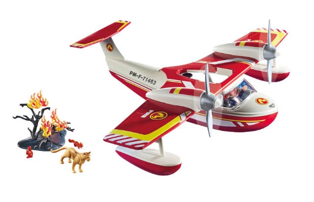 PLAYMOBIL® Action Heroes Πυροσβεστικό Υδροπλάνο (71463)