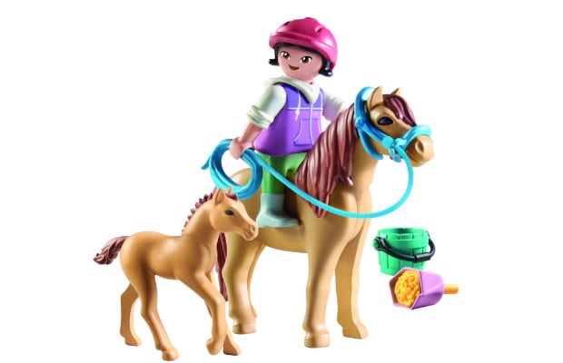 PLAYMOBIL® Horses of Waterfall Παιδάκι με άλογο και πουλάρι (71498)