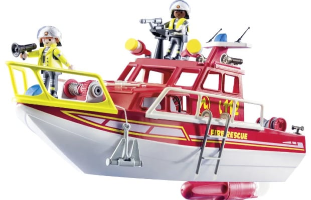 PLAYMOBIL® Action Heroes Πυροσβεστικό σκάφος διάσωσης (71598)