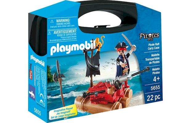 PLAYMOBIL® Pirates Βαλιτσάκι Πειρατής με Σχεδία (5655)