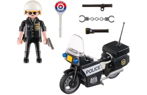 PLAYMOBIL® City Action Βαλιτσάκι Αστυνόμος Με Μοτοσικλέτα (5648)
