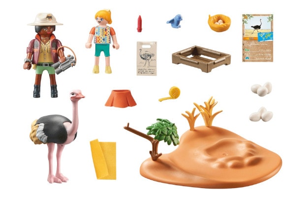 PLAYMOBIL® Wiltopia Φροντίζοντας Τη Στρουθοκάμηλο (71296)