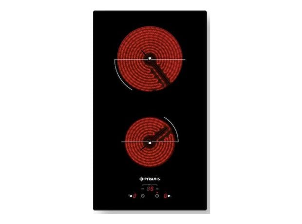 PYRAMIS PHC31210FMB 29 cm Εστία Κεραμική Domino Αυτόνομη - Μαύρο