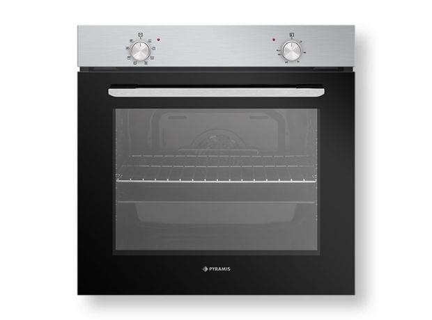 PYRAMIS PO78010008SIX Εντοιχιζόμενος Φούρνος Άνω Πάγκου 78 Lt - Inox