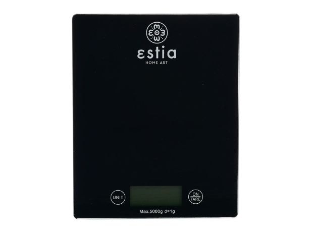 ESTIA 01-8826 BLACK 1gr/5kg Ψηφιακή Ζυγαριά Κουζίνας