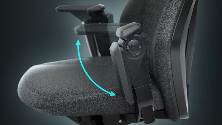 Gaming Καρέκλα Noblechairs Dwan TX Granite Υφασμάτινη - Γκρι
