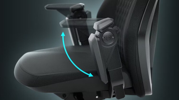 Gaming Καρέκλα Noblechairs Dwan Black από Συνθετικό Δέρμα - Μαύρη