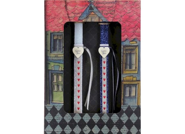 Λαμπάδα Synchronia Καρδιά Love You για Ζευγάρι - 2 Τμχ