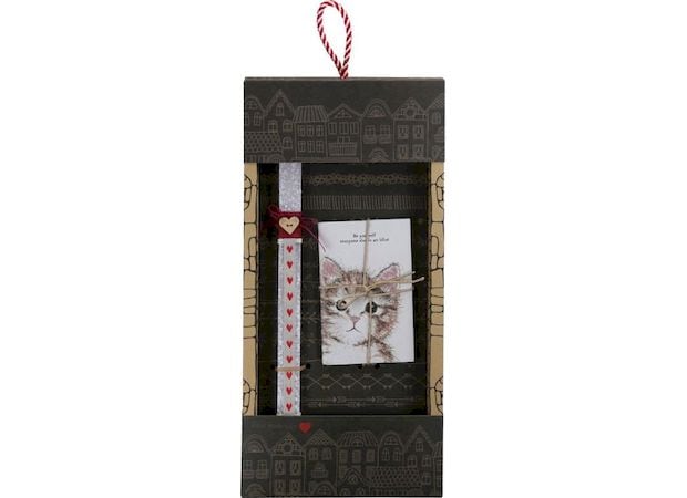 Λαμπάδα Synchronia Σημειωματάριο Vintage - Γάτα