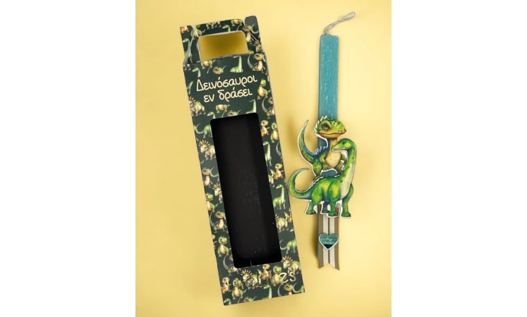 Λαμπάδα Lifelikes Δεινόσαυροι Εν Δράσει Σε Κουτί