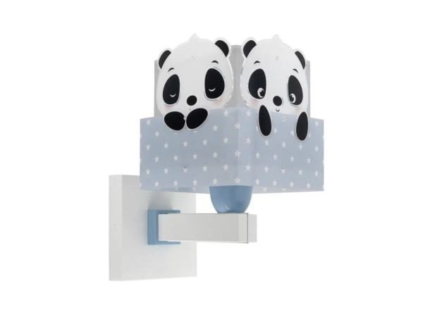 Παιδικό Φωτιστικό Τοίχου Ango Panda 63169T - Γαλάζιο