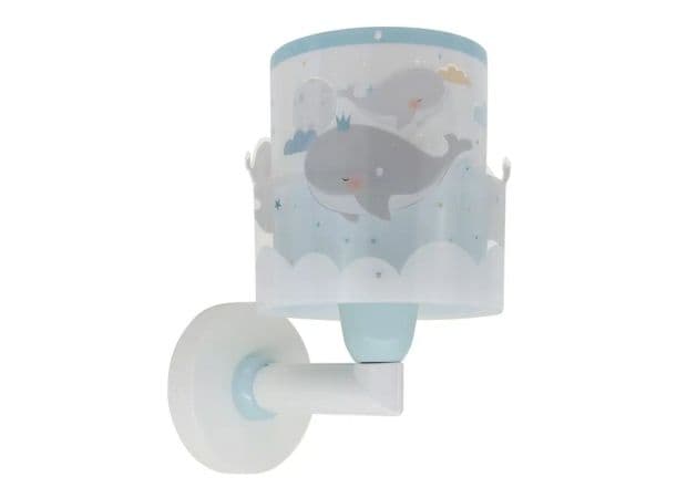 Παιδικό Φωτιστικό Τοίχου Ango Whale Dreams 61179T - Γαλάζιο
