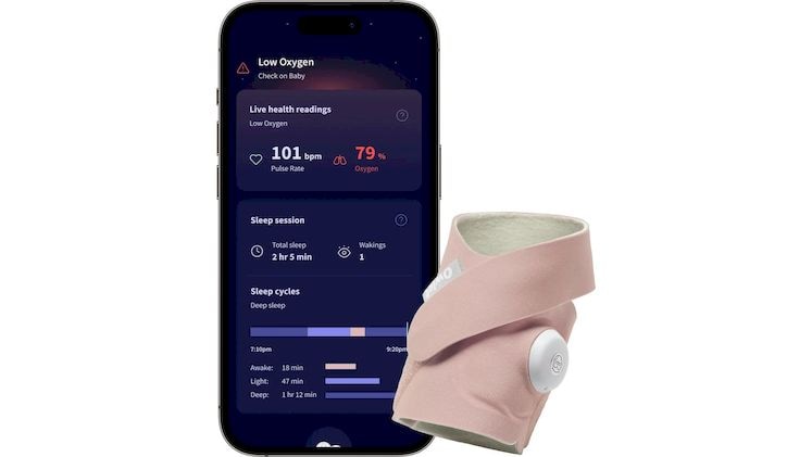Owlet Dream Sock™ - Έξυπνη Kάλτσα Ελέγχου Βρεφικής Υγείας