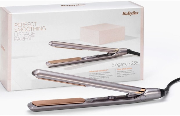 Ισιωτικό Μαλλιών Babyliss Elegance 235 Warm Grey Γκρι
