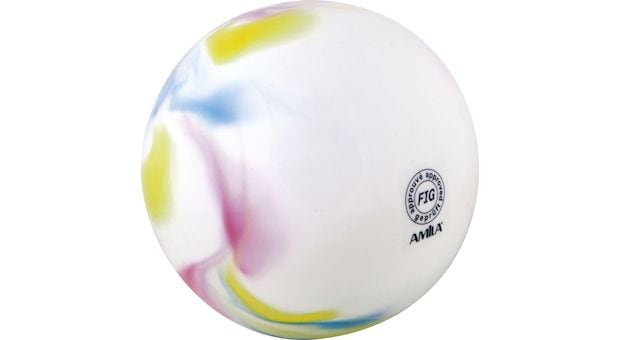 Μπάλα Ρυθμικής Amila 48211 420 gr 19 cm - Πολύχρωμη