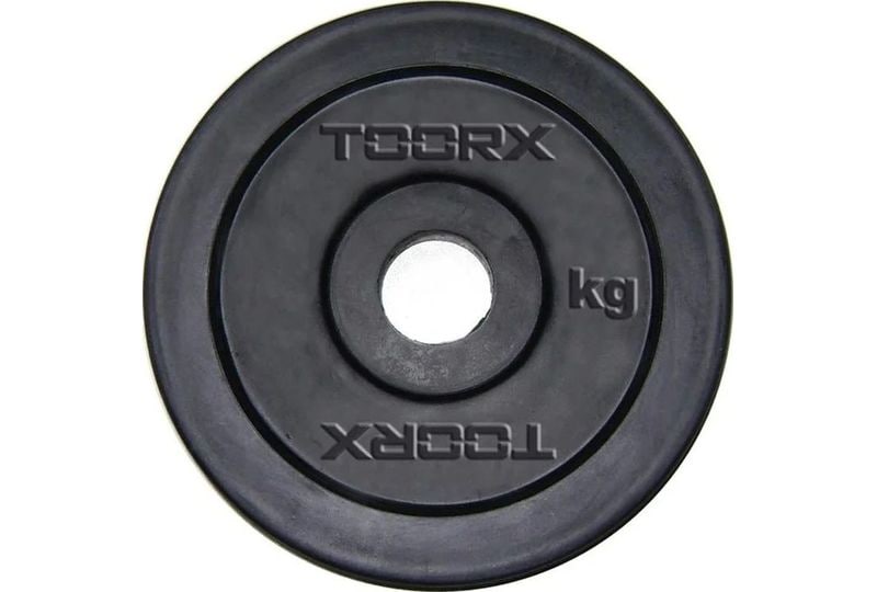 Δίσκος Toorx 10 kg για Μπάρα Ø25mm Πλαστικός με Επικάλυψη Καουτσούκ